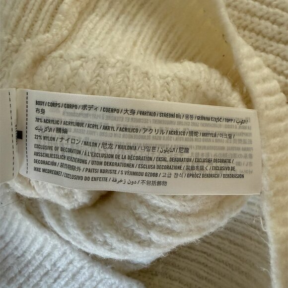 Abercrombie & Fitch Knit Cardigan Sweater Pearl Button Medium - Picture 5 of 6